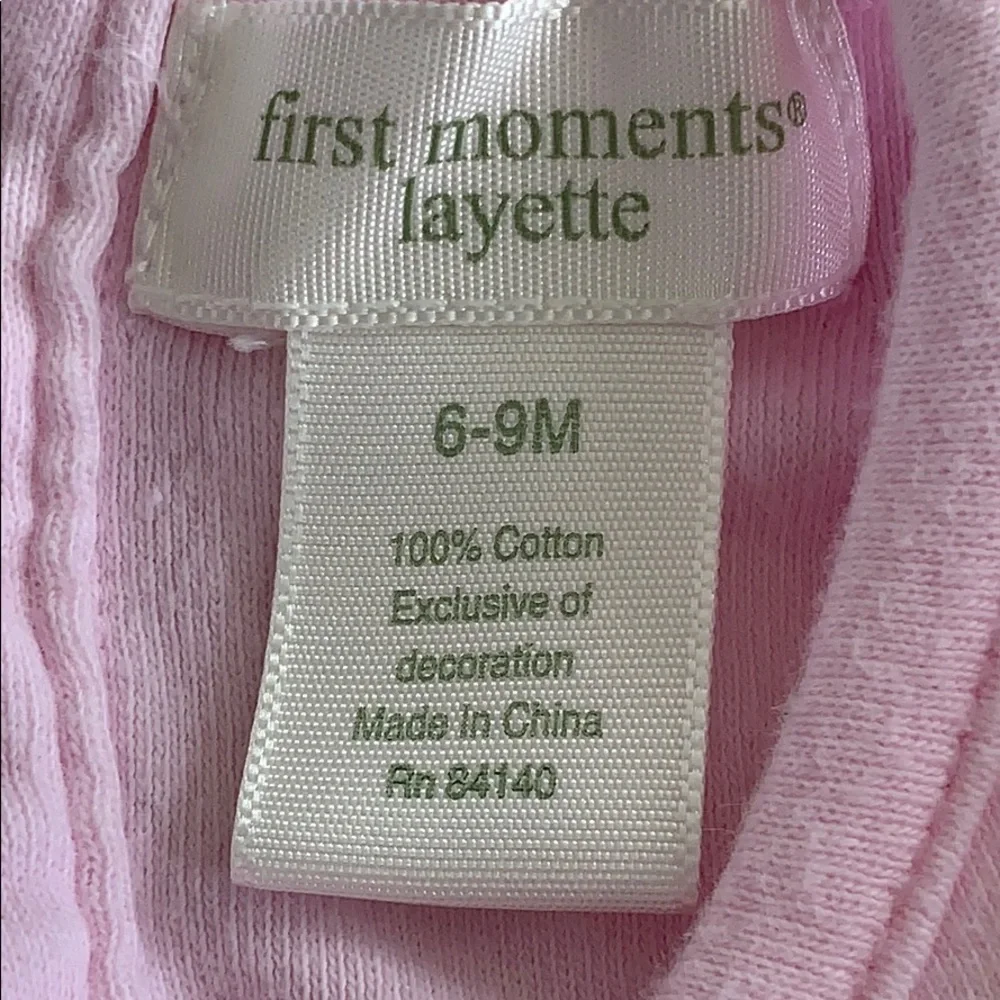 First Moments Layette baby girls
